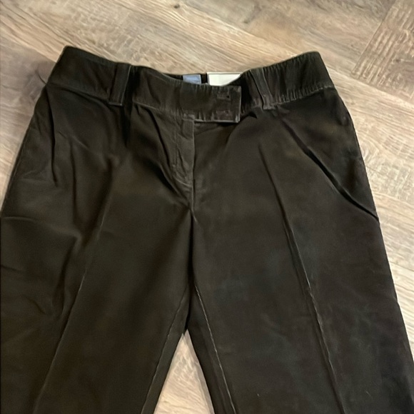 NEW Ann Taylor Lindsay BROWN corduroy capri PANTS sits lower on waist size 8 med - Picture 6 of 16